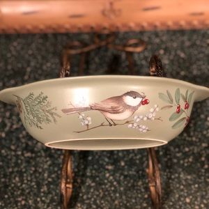 Pfaltzgraff Winterwood/Naturewood Oval Veg. Bowl